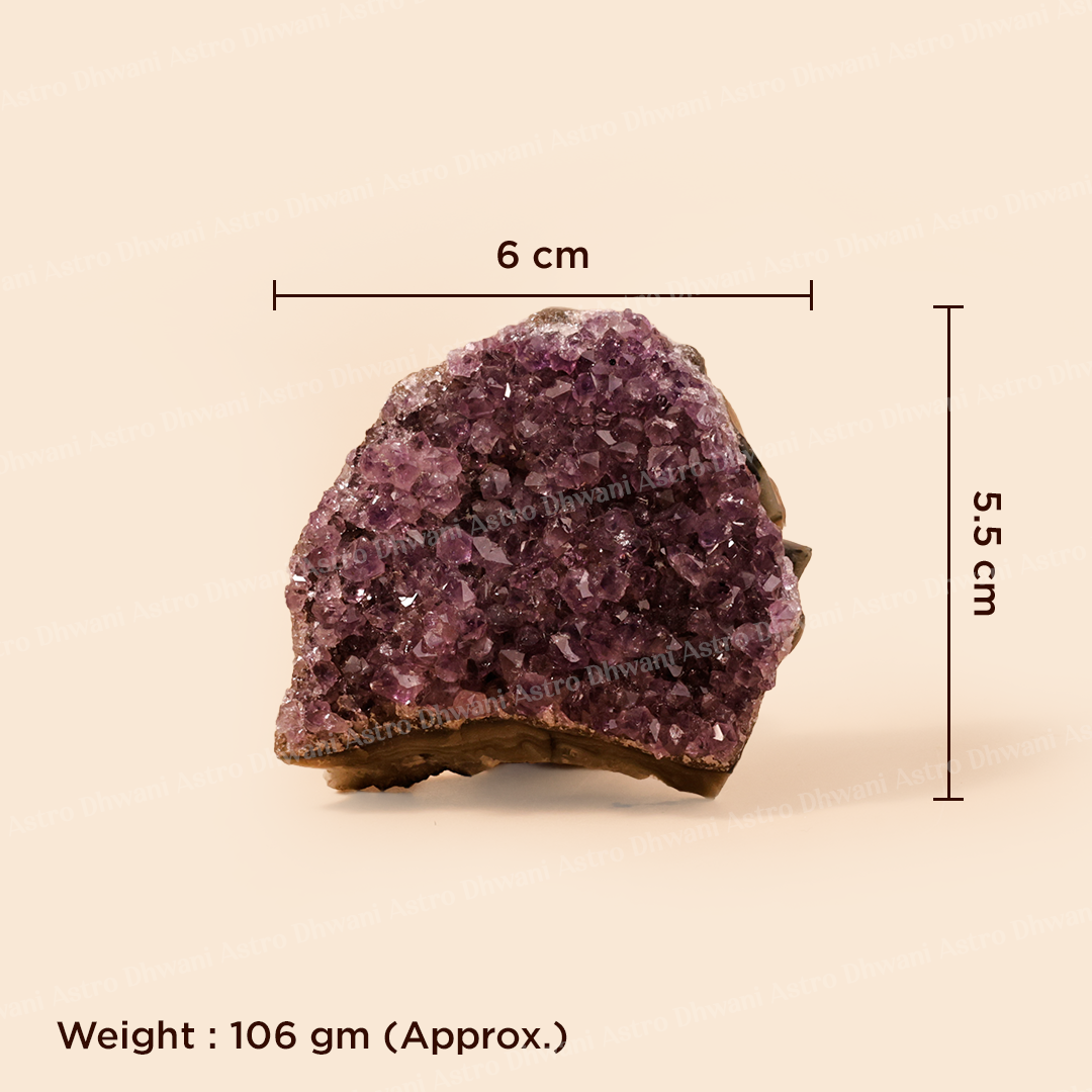 Amethyst Brazilian Cluster – Natural Crystal for Healing, Protection & Positive Energy