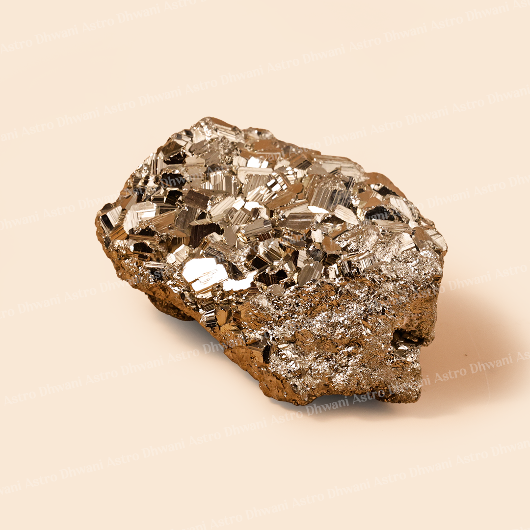 Natural Raw Pyrite Cluster – Premium Healing Crystal for Wealth, Career & Business Growth