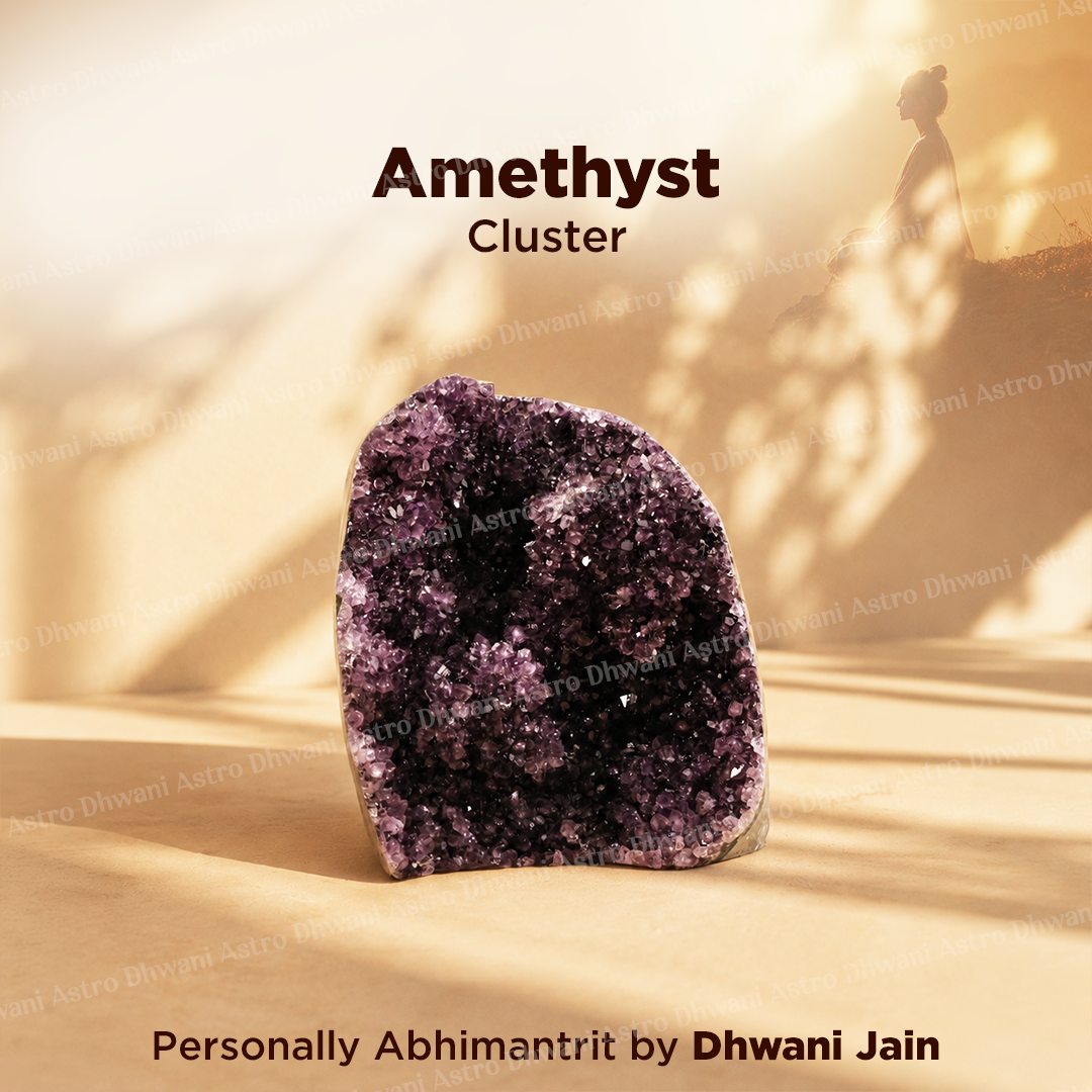 Amethyst Brazilian Cluster – Natural Crystal for Healing, Protection & Positive Energy