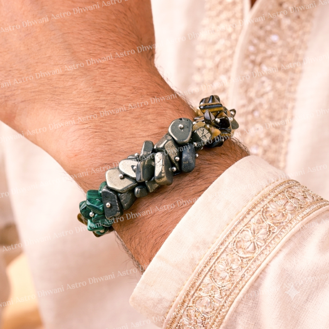 Natural Money Magnet Infinity Bracelet for Wealth, Prosperity & Success