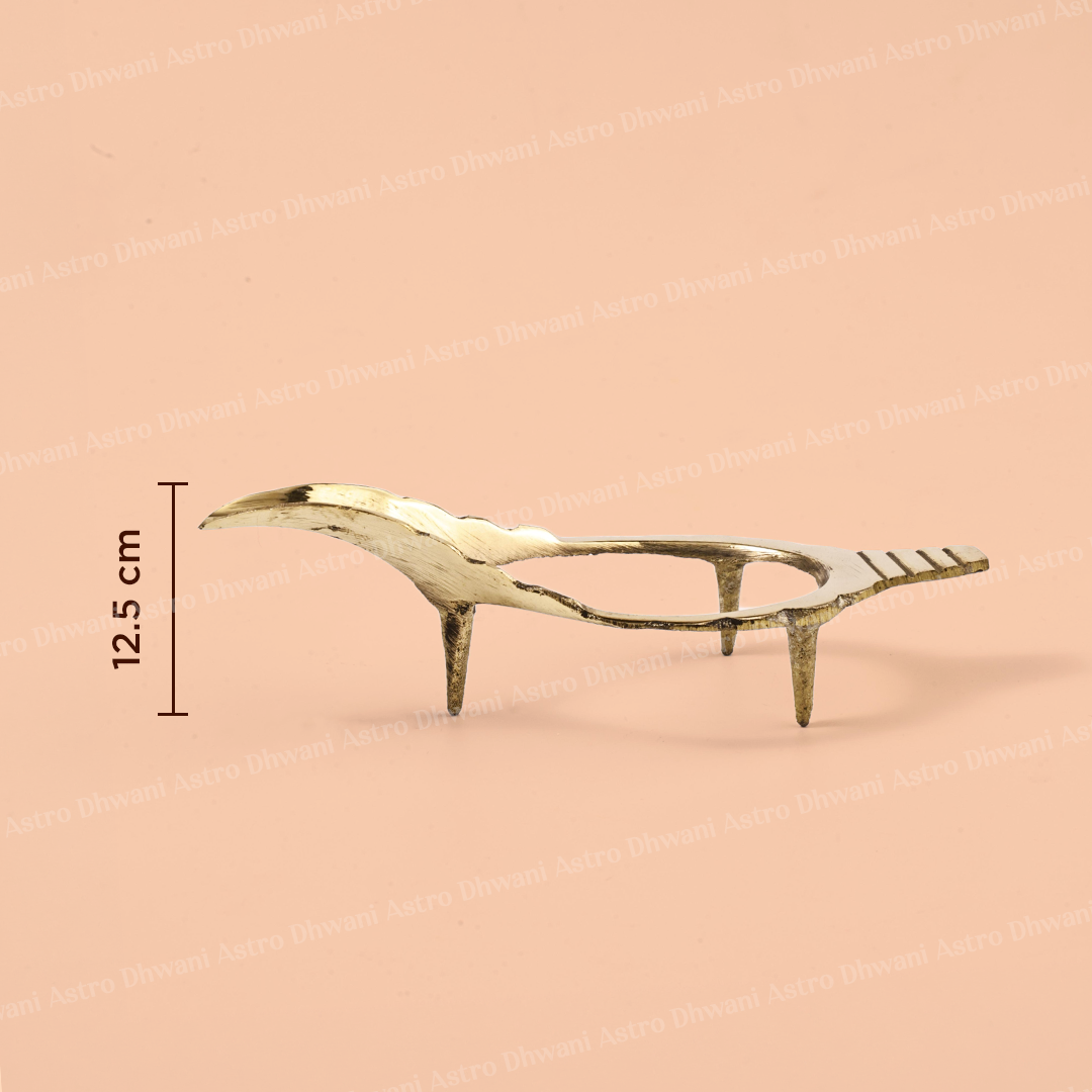 Brass Shankh Stand | Conch Shell Holder for Pooja & Home Temple