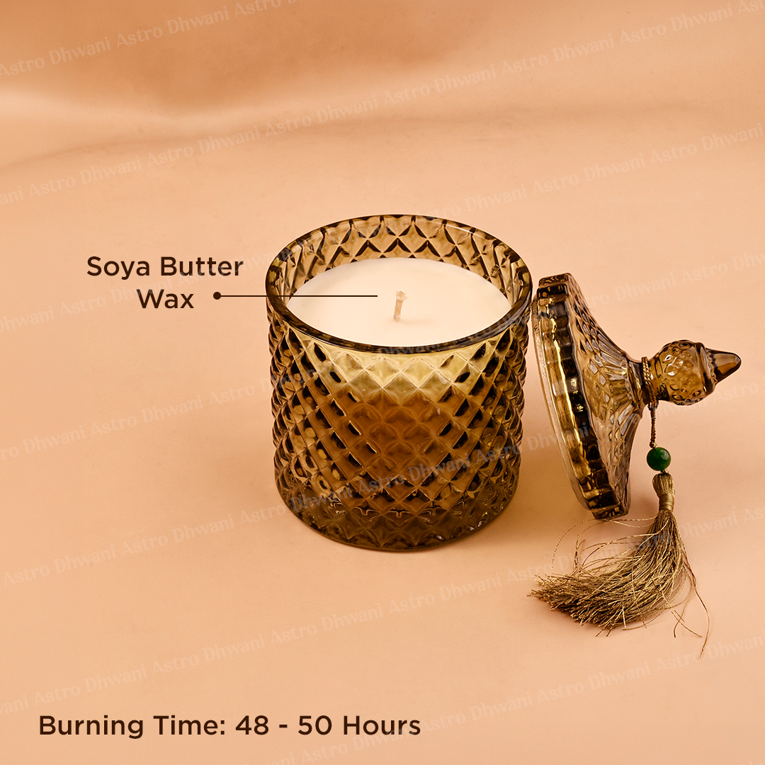 Handmade Scented Butter Soy Wax  Candle | Aromatherapy Candle | Meditation, Yoga & Positive Energy