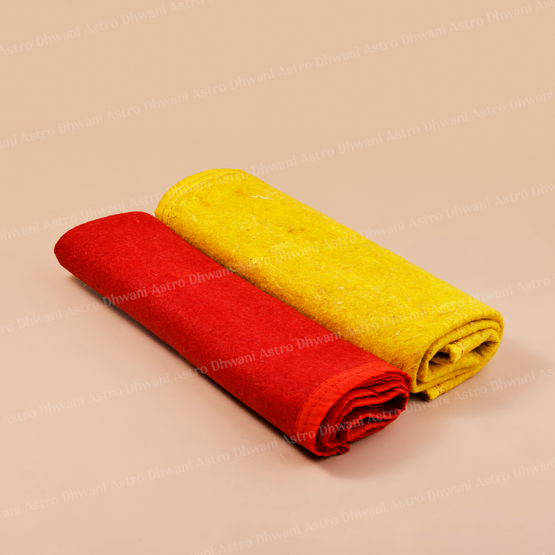 Woolen Aasan | Traditional Meditation Seat for Pooja, Yoga & Spiritual Practice
