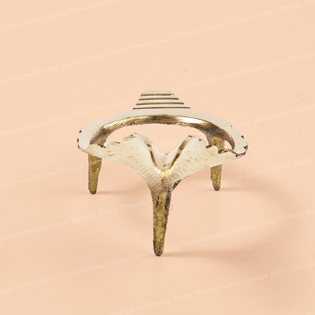 Brass Shankh Stand | Conch Shell Holder for Pooja & Home Temple