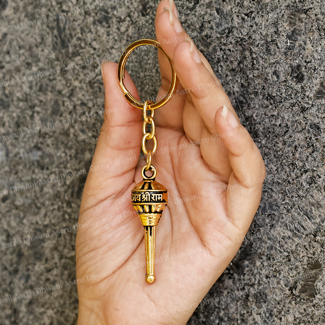 Hanuman Gada Keychain | Spiritually Energized Bajrangbali Protection