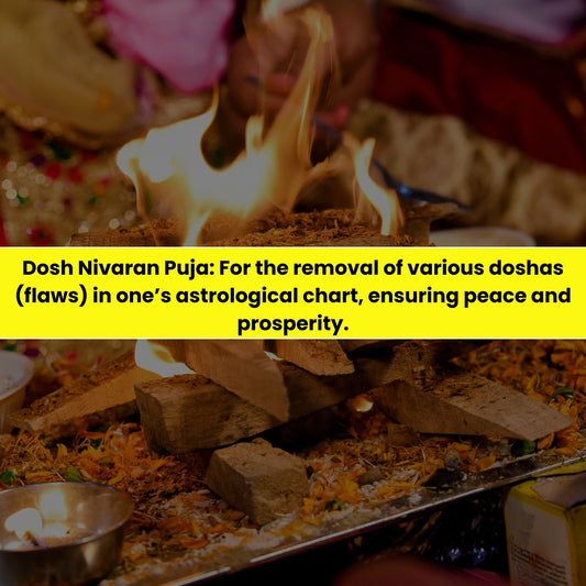 Dosh Nivaran Puja & Yajna For the Removal of Various Doshas(Flaws) in One's Chart, Ensuring Peace and Prosperity