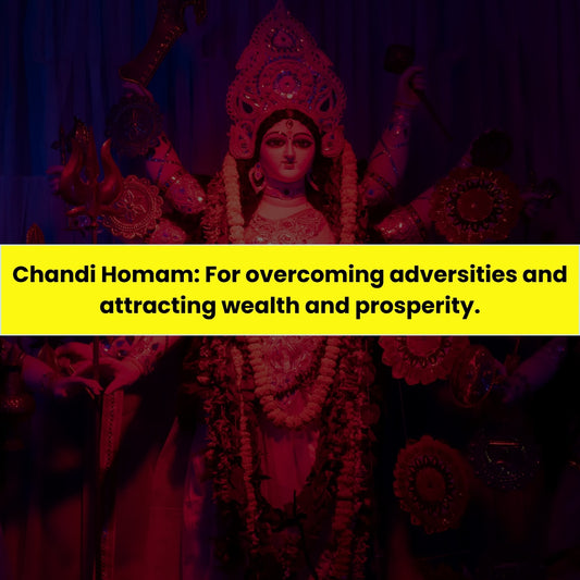 Chandi Homam & Yajna: For Overcoming Adversities and Attracting Wealth and Prosperity