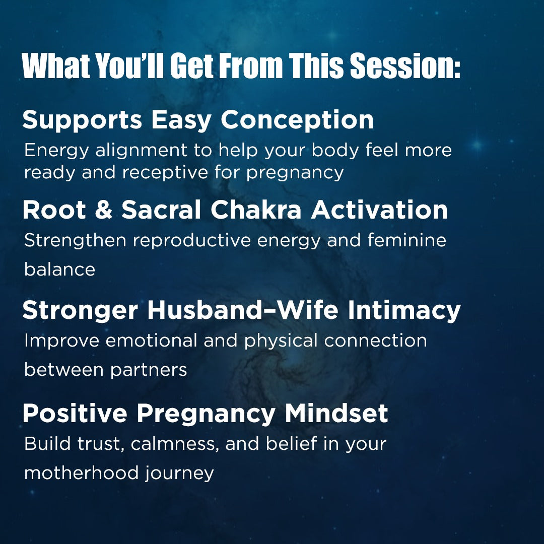 Fertility Blessings - Garbh sidhi Healing Session - 3rd March
