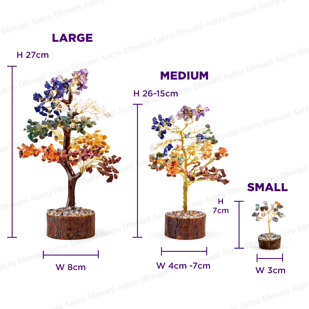 7 Chakra Crystal Tree – Balance, Healing & Positive Energy