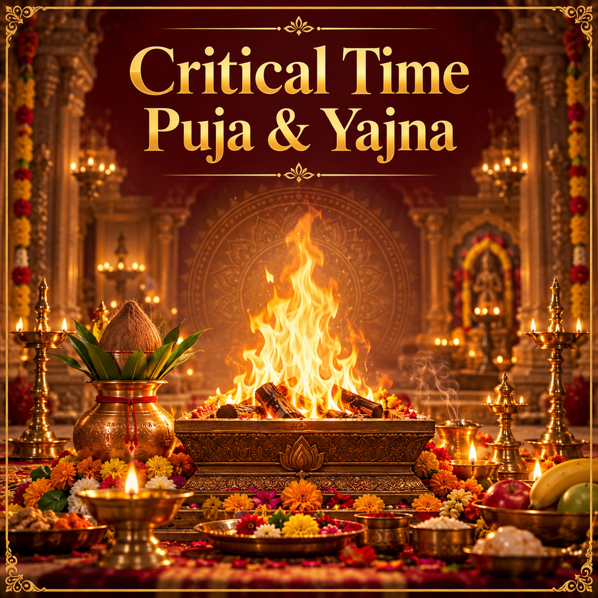 Critical Time Puja & Yajna For Relief & Peace