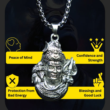 Lord Shiva Blessing & Protection Pendant – Abhimantrit