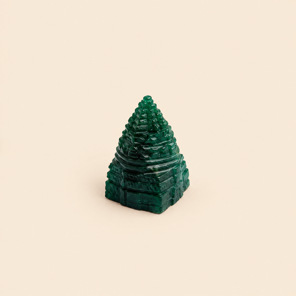 Shri yantra Green Jade - Abhimantrit