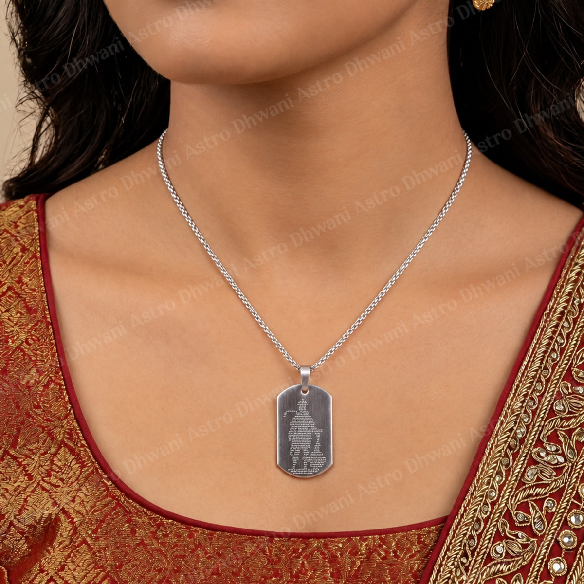IGP Plating Hanuman Chalisa Pendant