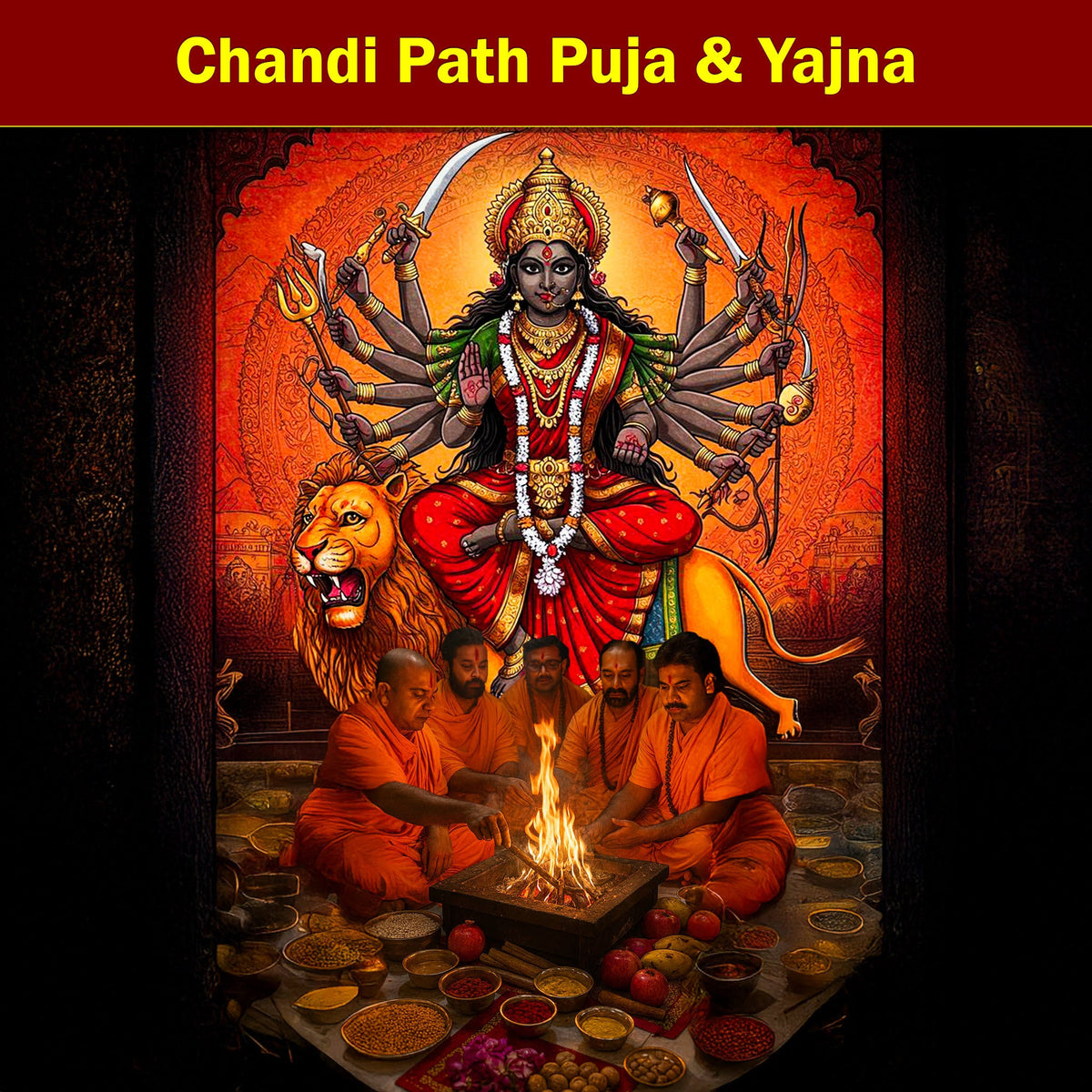 Chandi Homam & Yajna: For Overcoming Adversities and Attracting Wealth and Prosperity