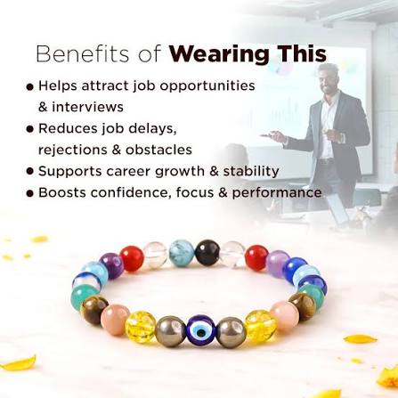 Naukari Success Bracelet Career Growth Job Stability Energy Band