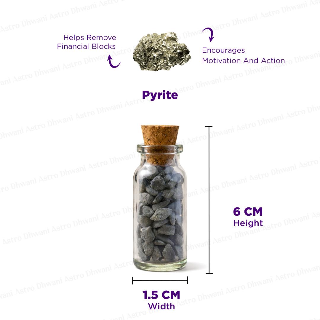 Pyrite Bottle Chips – Abhimantrit