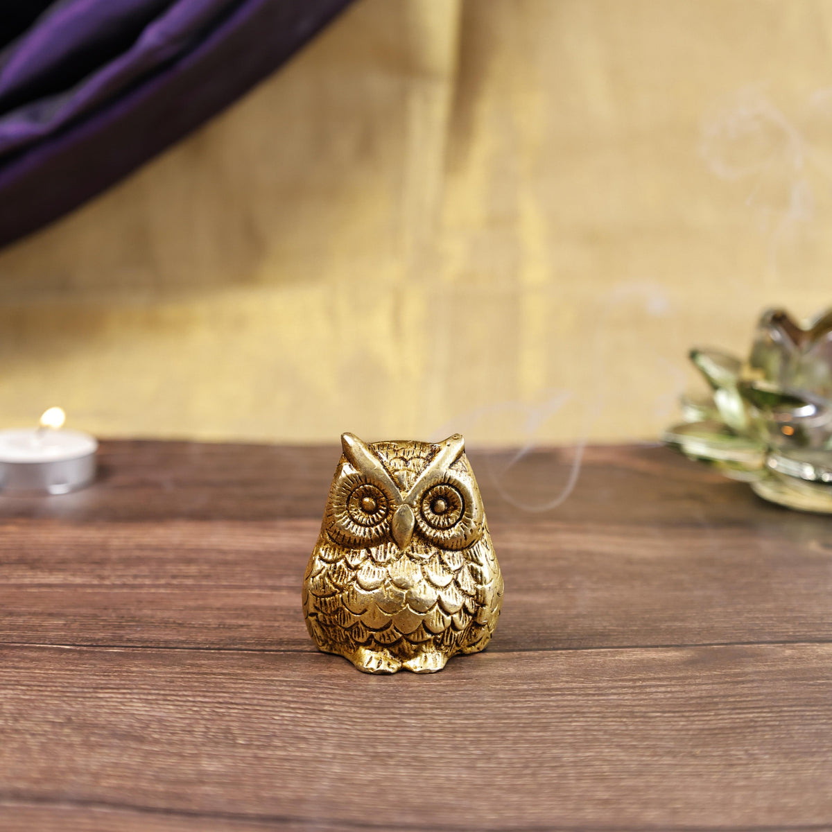 Pura Brass Vastu Owl - Abhimantrit
