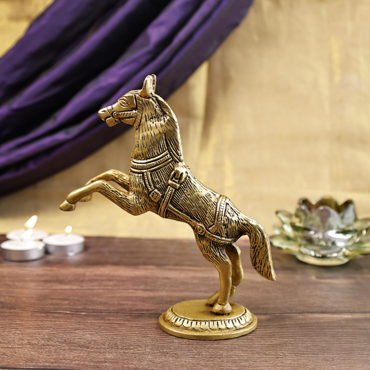 Brass Horse Idol - Abhimantrit