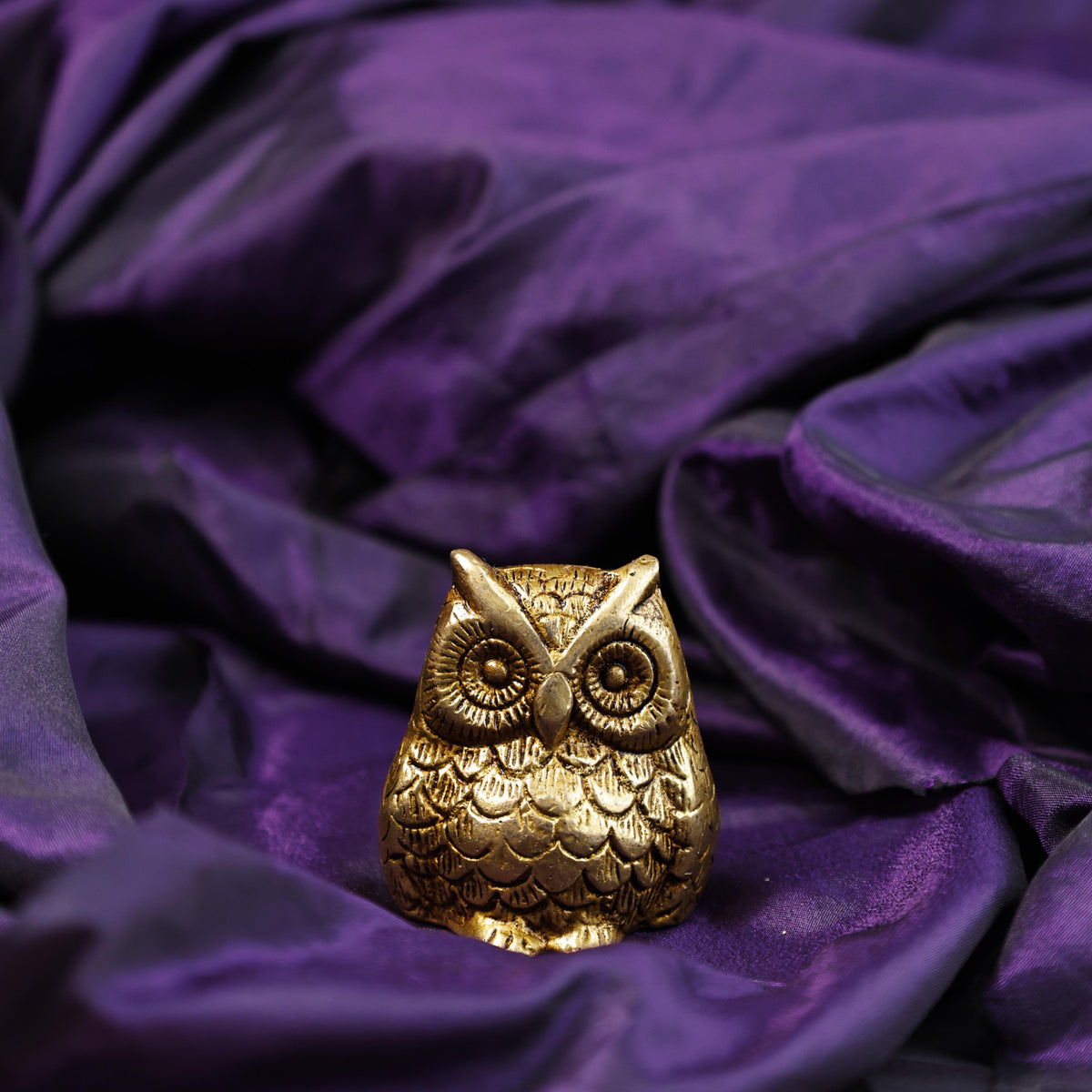 Pura Brass Vastu Owl - Abhimantrit
