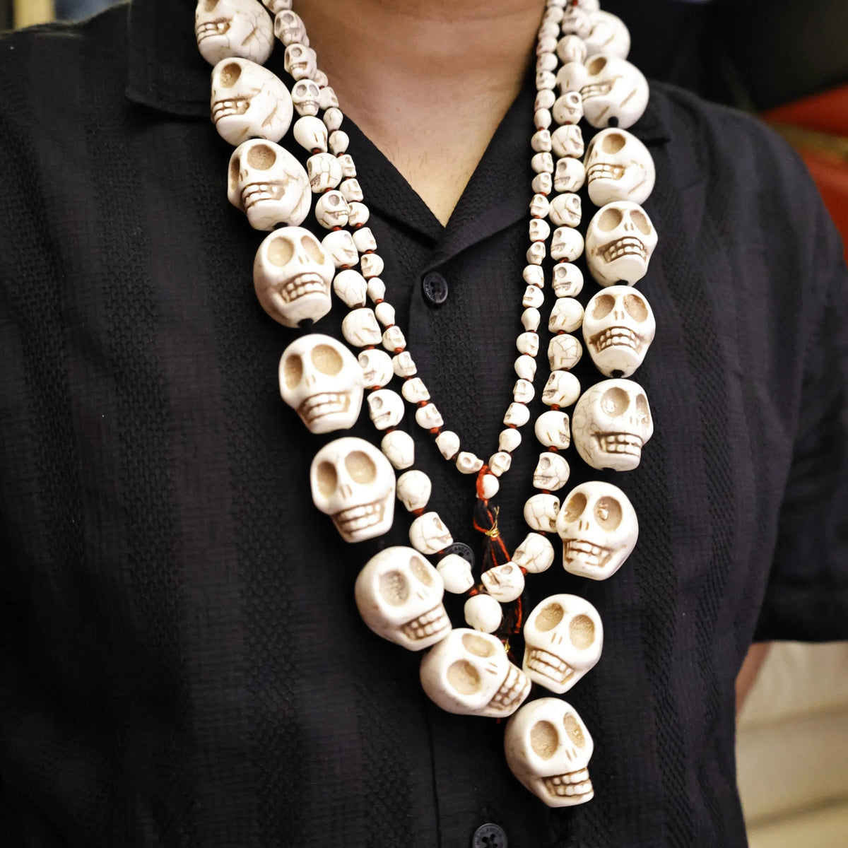 Mund Mala For Spiritual Practices Meditation Devotional Wear