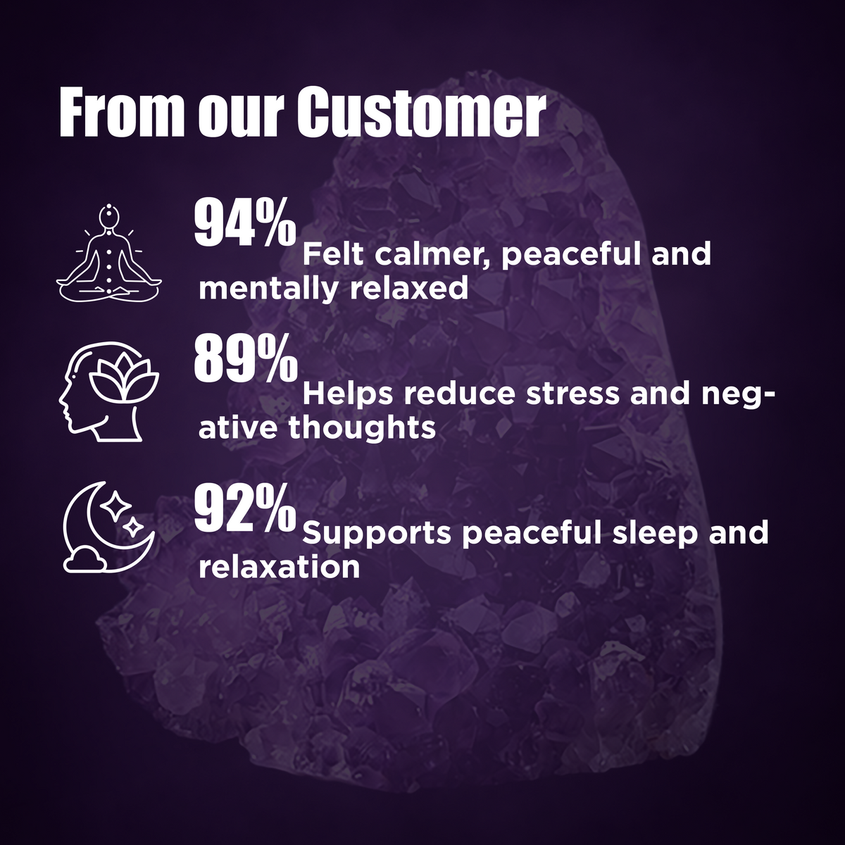 Amethyst Crystal Cluster (Brazillian): Emotional Healing & Stress Relief