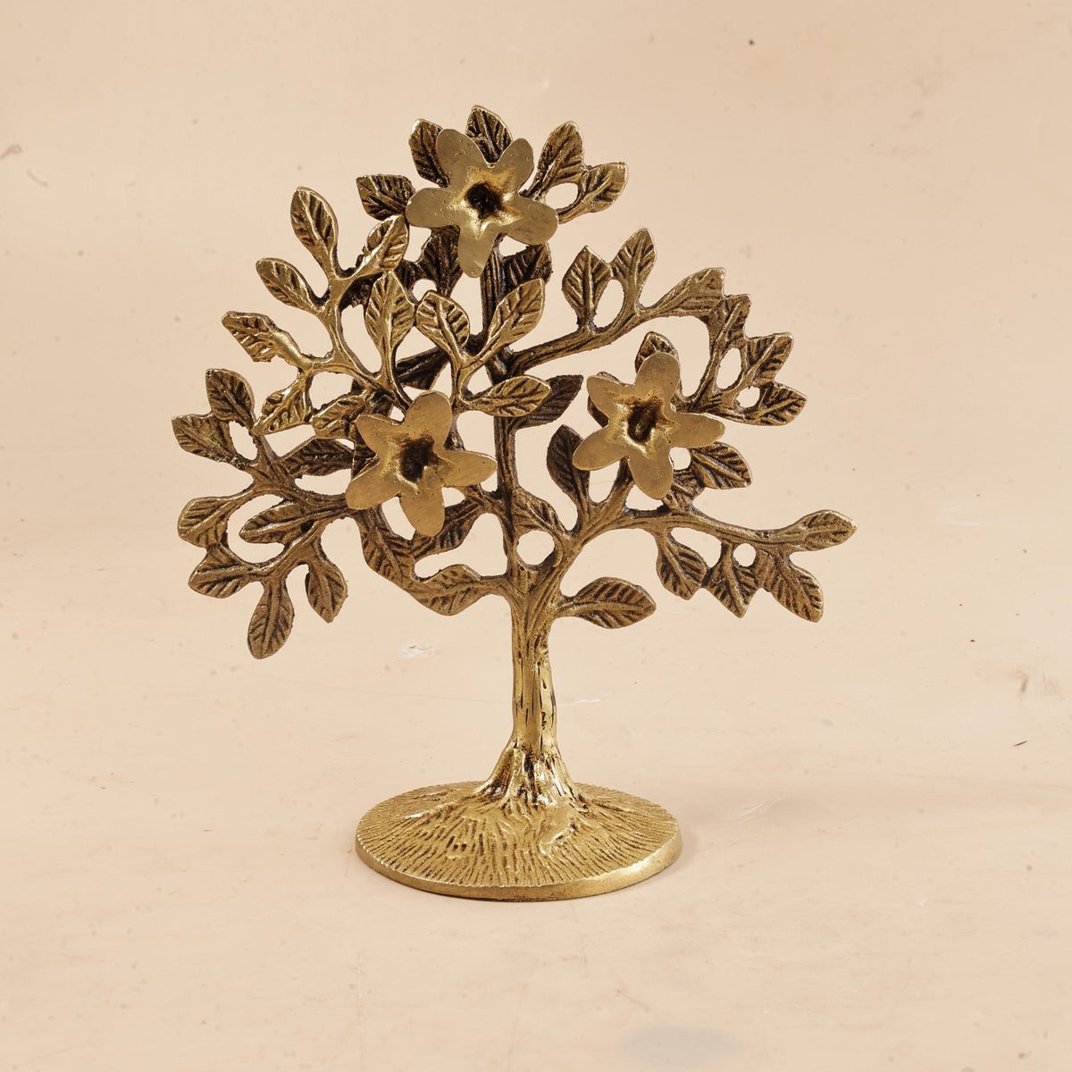 Brass Tree Sculpture - Abhimantrit