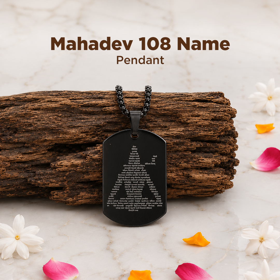 Mahadev 108 Name Pendant (Blessing & Protection) - Abhimantrit
