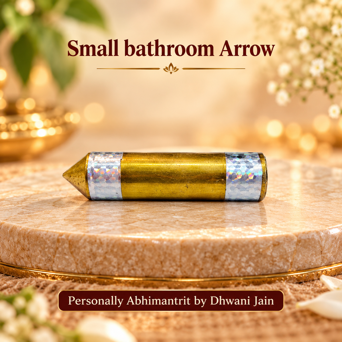 Small bathroom Arrow (H-8cm, W-2cm) - Abhimantrit