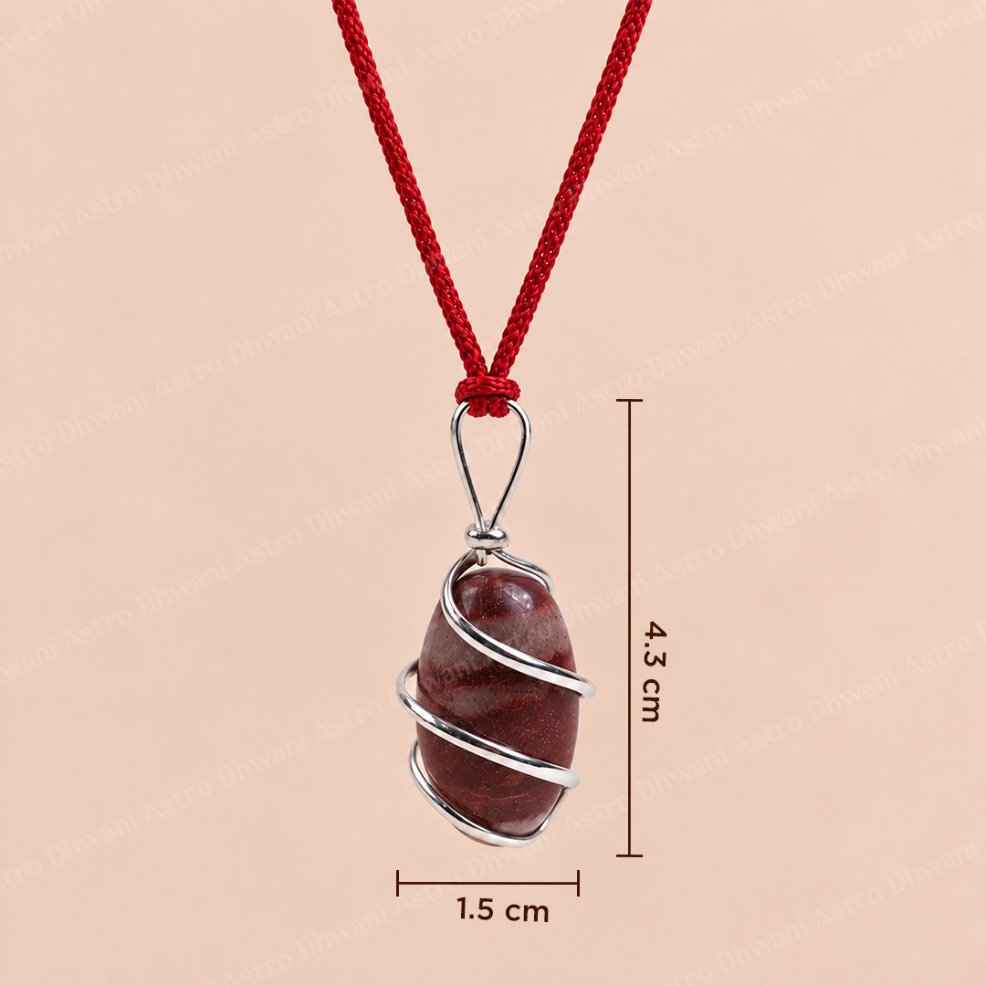 Narmadeshwar Shivling Stone Pendant - Abhimantrit