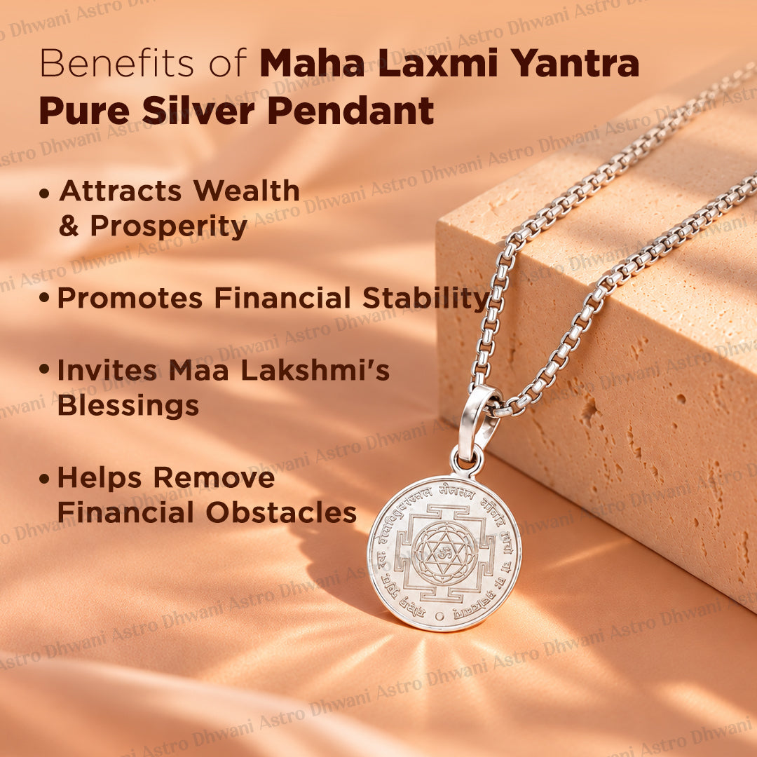 Maha Laxmi Ji Yantra (Pure Silver) – Abhimantrit
