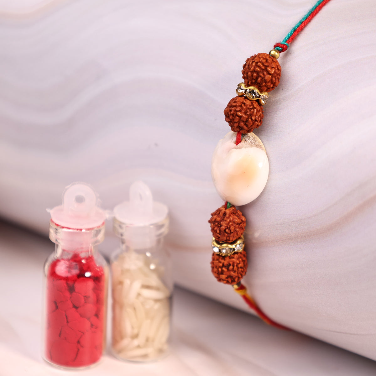 Rudraksha Gomti Rakhi - Abhimantrit