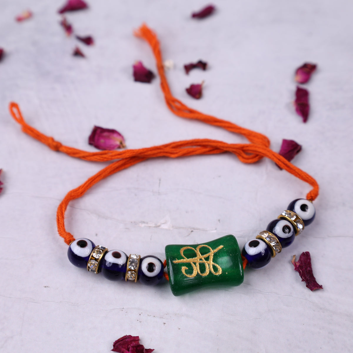 Money Coin Reiki Symbol Rakhi (1 Piece) - Abhimantrit