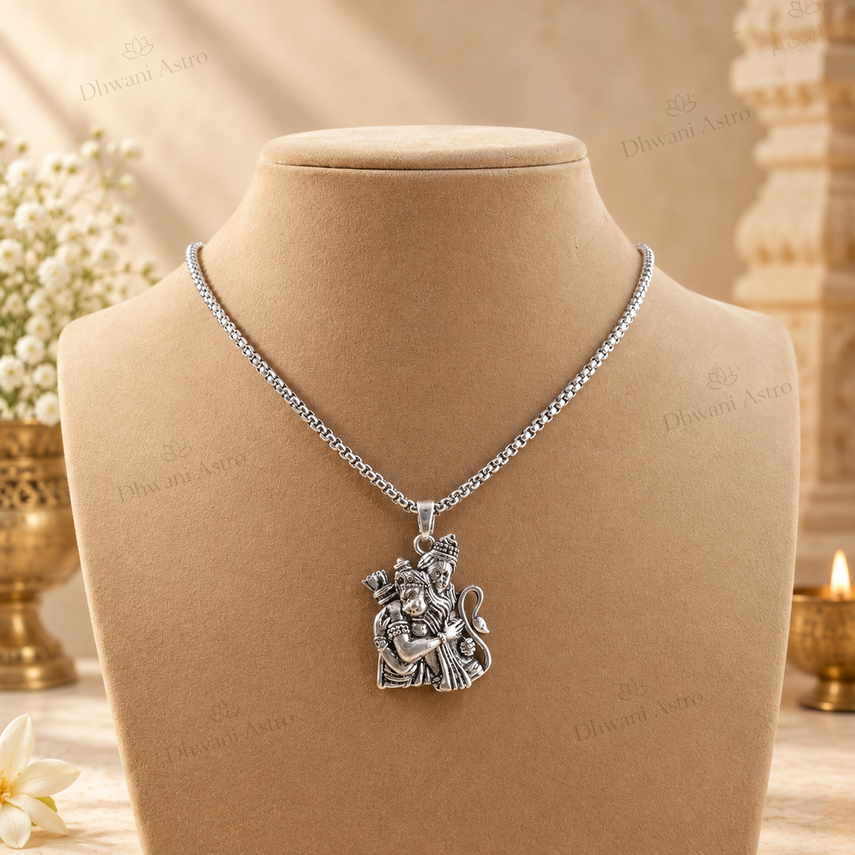 Ram Ji & Hanuman Ji Pendant - Abhimantrit
