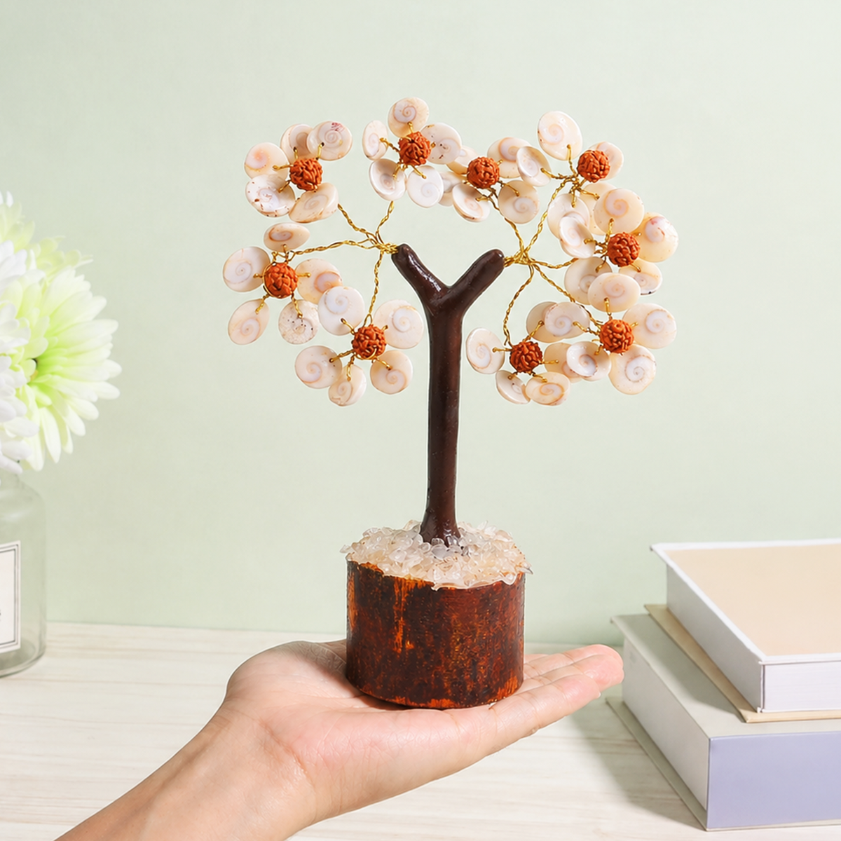 Gomti Chakra & Rudraksh Tree - Abhimantrit