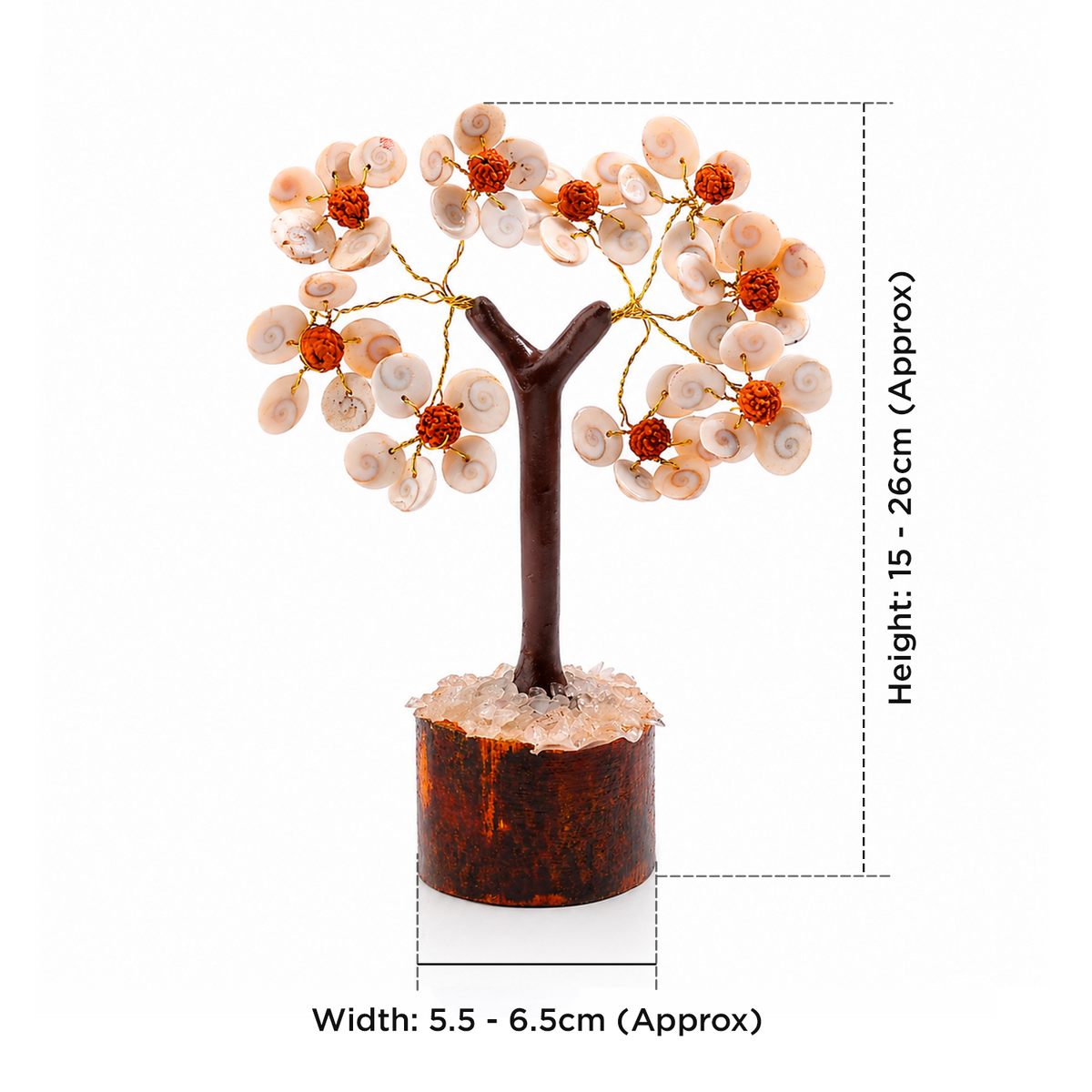 Gomti Chakra & Rudraksh Tree - Abhimantrit