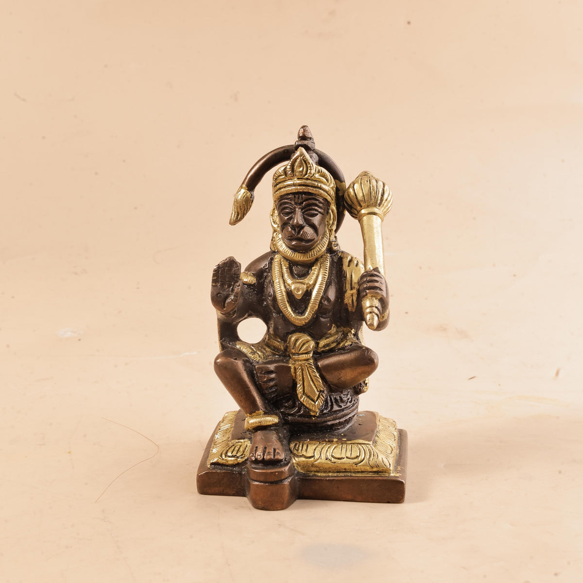 Pure Brass Hanuman Ji Idol - Abhimantrit