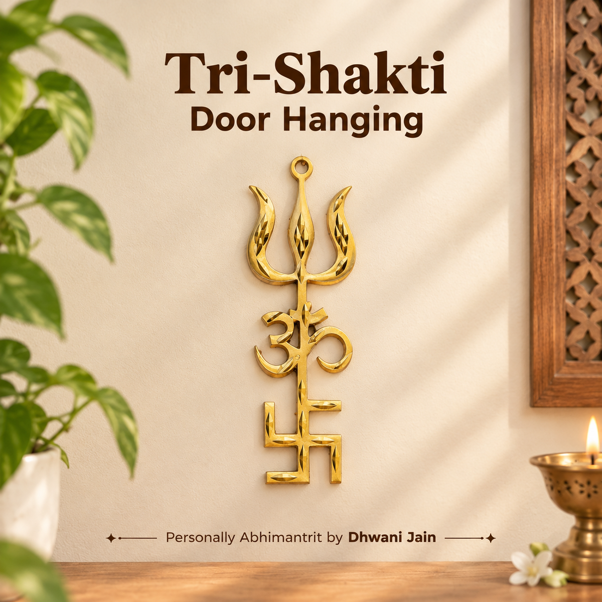 Tri-Shakti Door Hanging - Abhimantrit