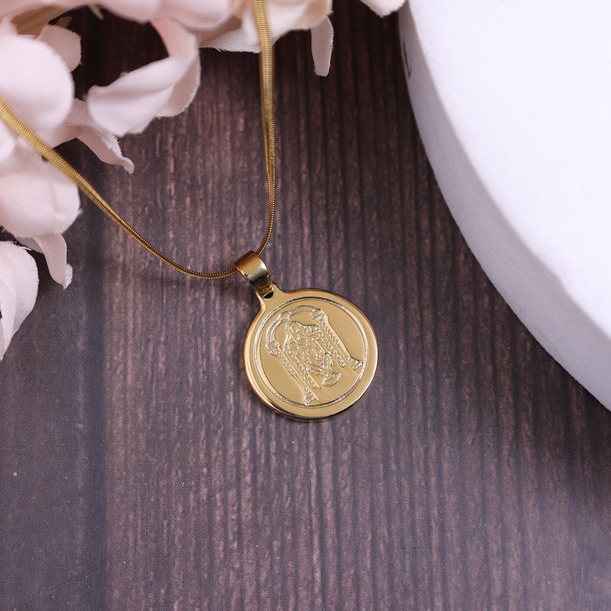 Tirupati Balaji Pendant : IGP Plating Pendant - Abhimantrit