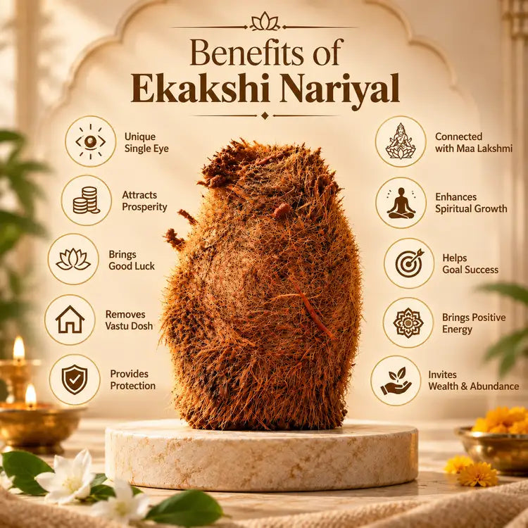 Ekakshi Nariyal for Maa Lakshmi blessings Wealth Energy