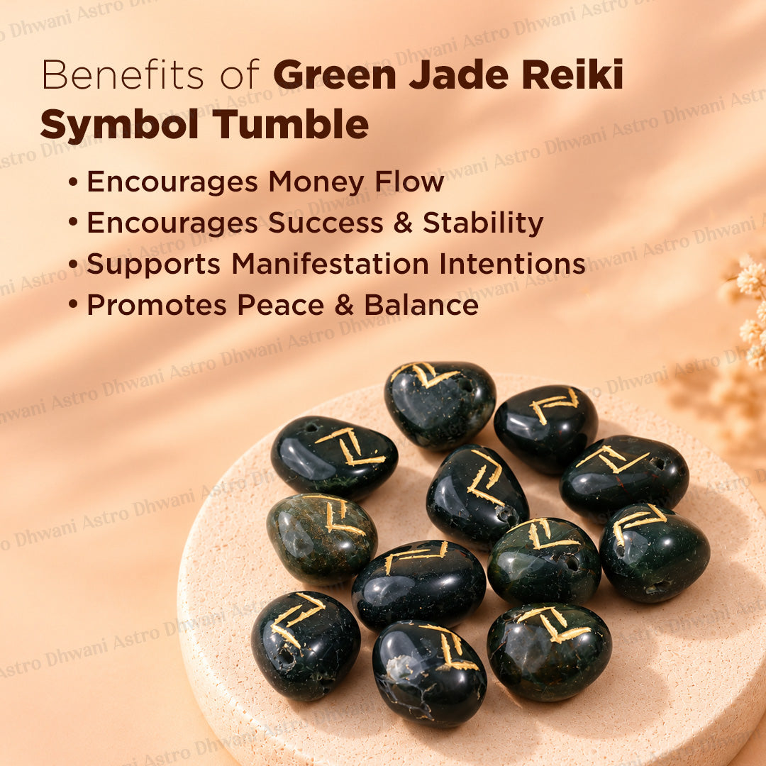 Green Jade (Reiki Symbol) - Abhimantrit & Certified