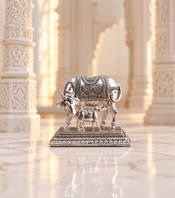 Mahalaxmi Kamdhenu Cow (925 Pure Silver)