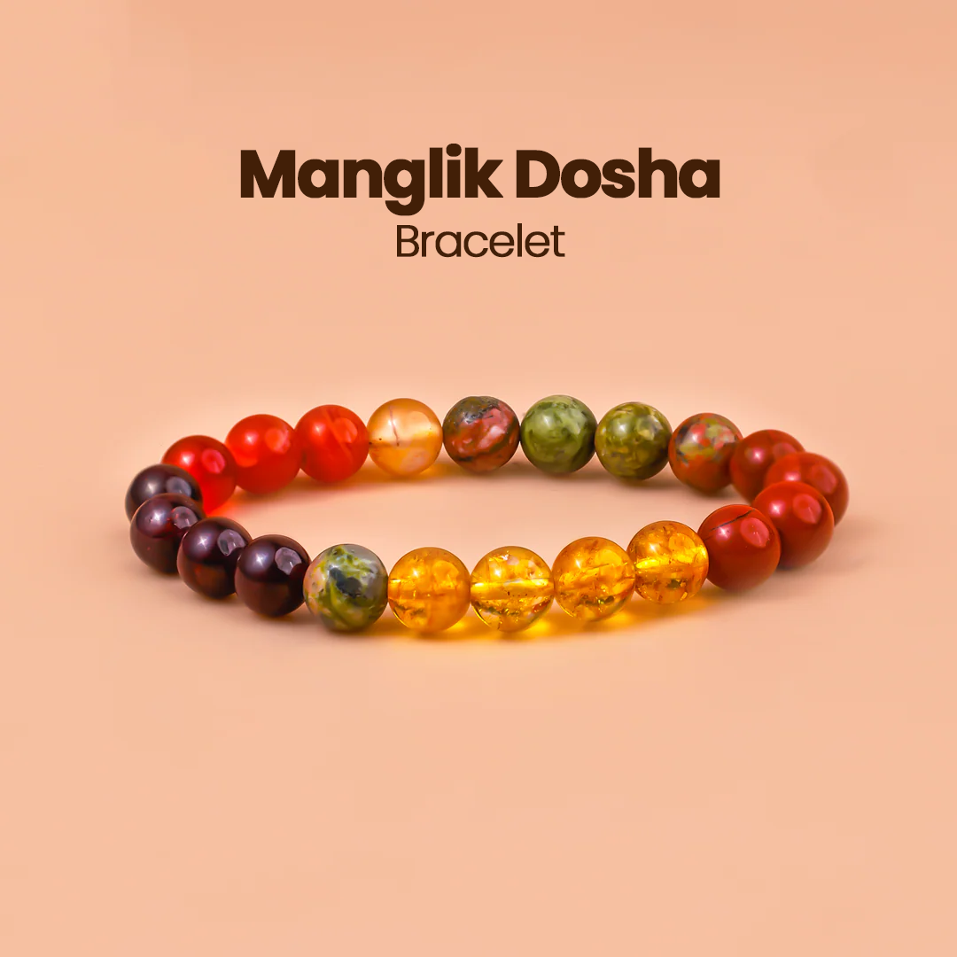 Manglik Dosha Bracelet (Abhimantrit) for Mangal Balance & Harmony