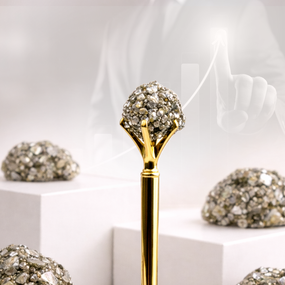 Golden Pyrite Pen – Abhimantrit