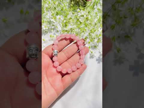 Improve Love, Relationship & Emotional Connection Bracelet (Rose Quartz) - Abhimantrit & Certified