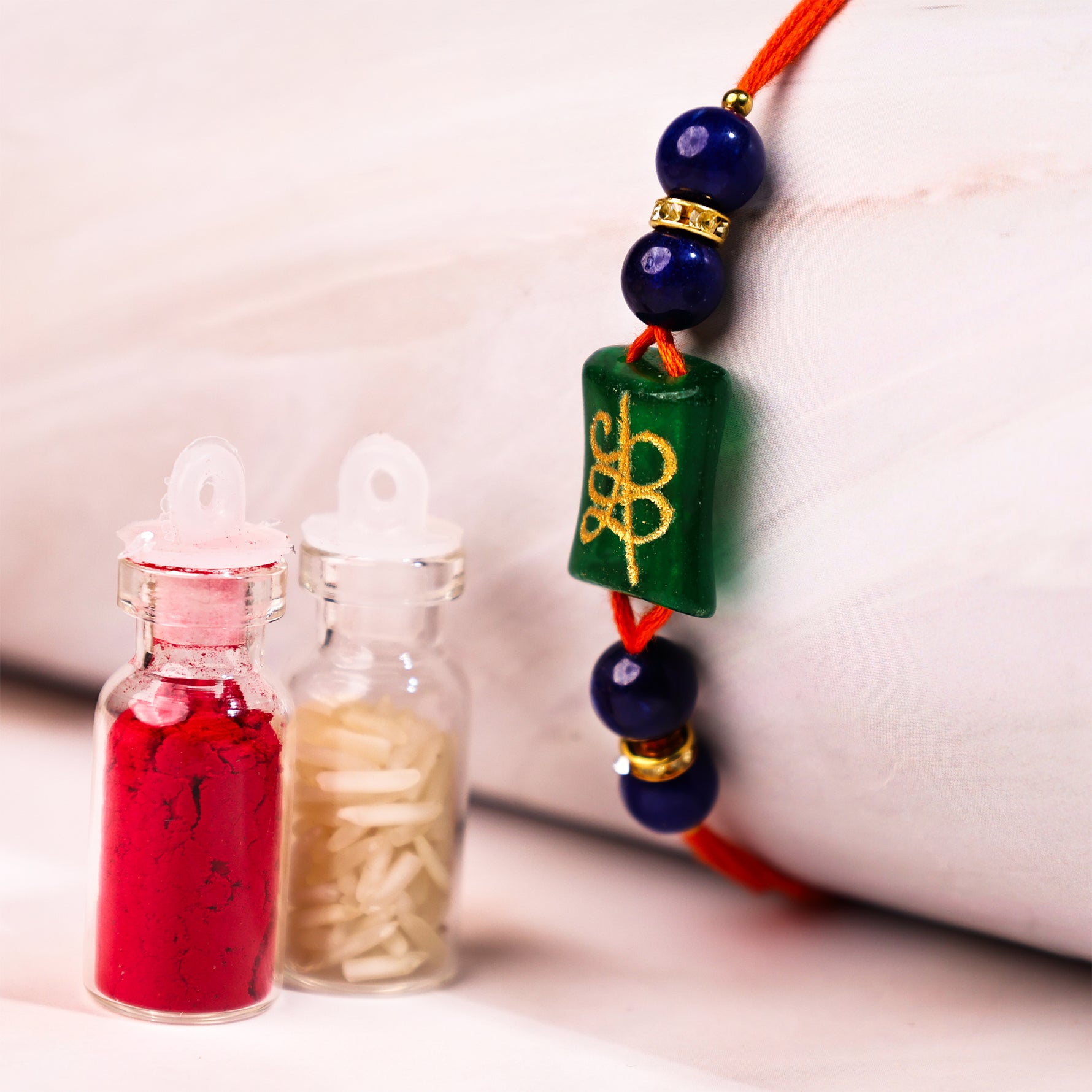 Money Coin Reiki Symbol Rakhi (1 Piece) - Abhimantrit