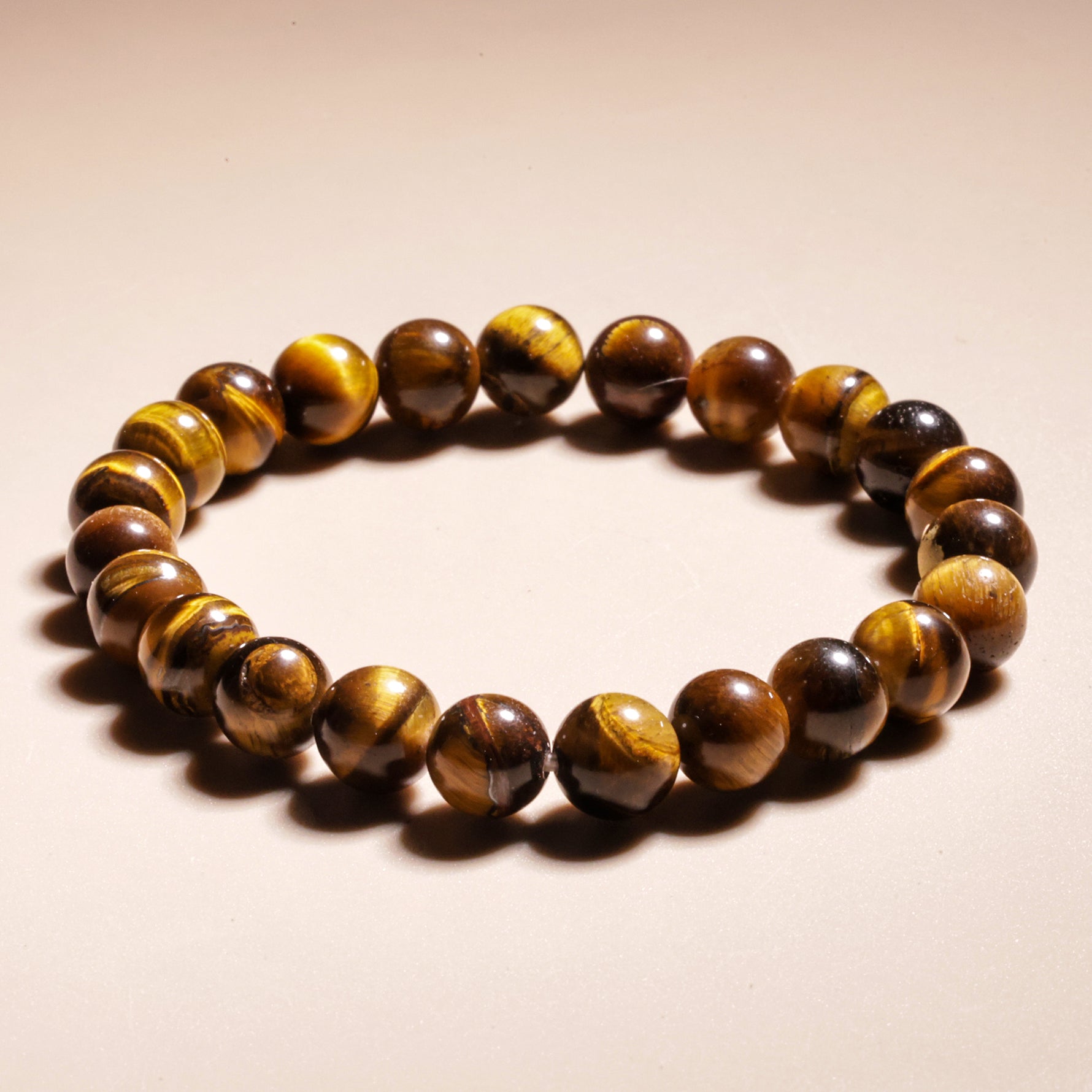 Boosts Your Confidence Level & Exalts the Planet Ketu: Tiger Eye Bracelet  - Abhimantrit & Certified