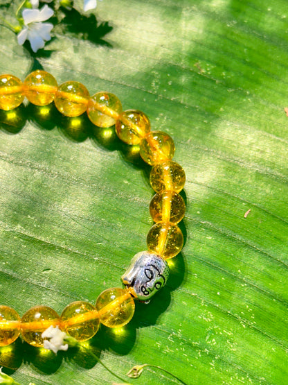Money and Wealth Attract Bracelet (Yellow Citrine) - Abhimantrit & Certified