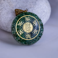 Green Aventurine Angelic Crystal Pendant - Abhimantrit